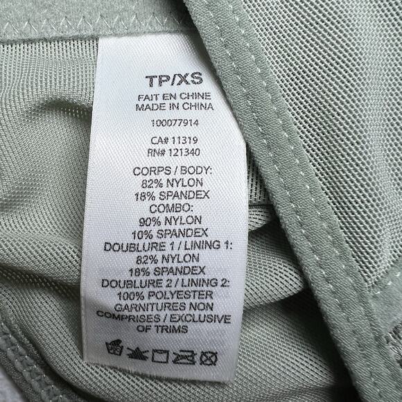 Garage Chrishell Lace‎ Mesh Bustier Size XS Floral Lace Detail Stretchy Cropped - Picture 7 of 7